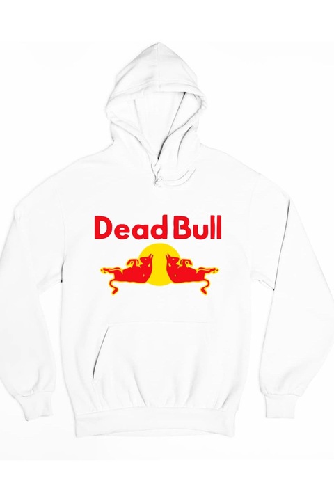 Pulover de damă Dead Bull, Alb