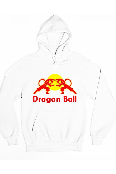 Pulover pentru bărbați Dragon Ball, Alb