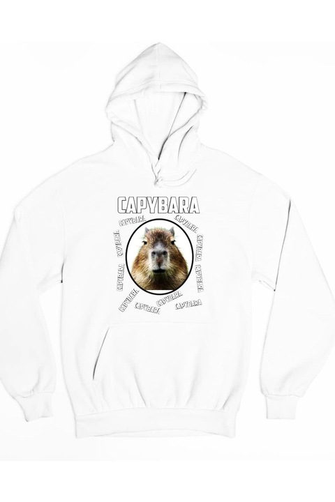 Pulover de dama Capybara capibara, Alb