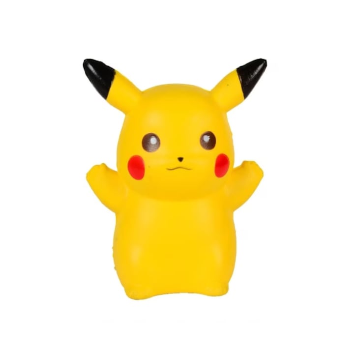 Squish játék, Pokemon Pikachu típus, sárga, AVD TOYS® 13cm