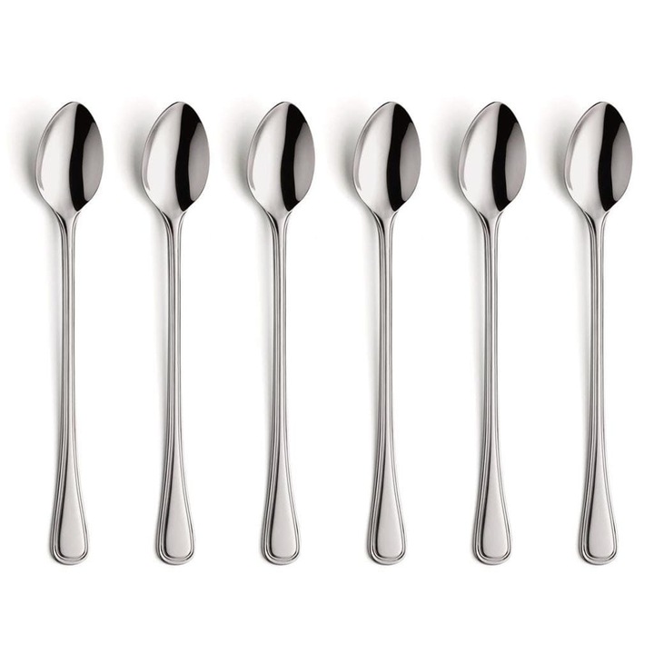 Set de lingurite lungi pentru desert Amefa Bologna, 1570, 6 bucati