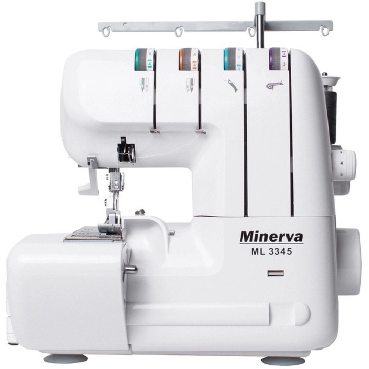 Шевна машина Minerva ML3345, 12 програми, 1200 бода/мин, 110W, Бял