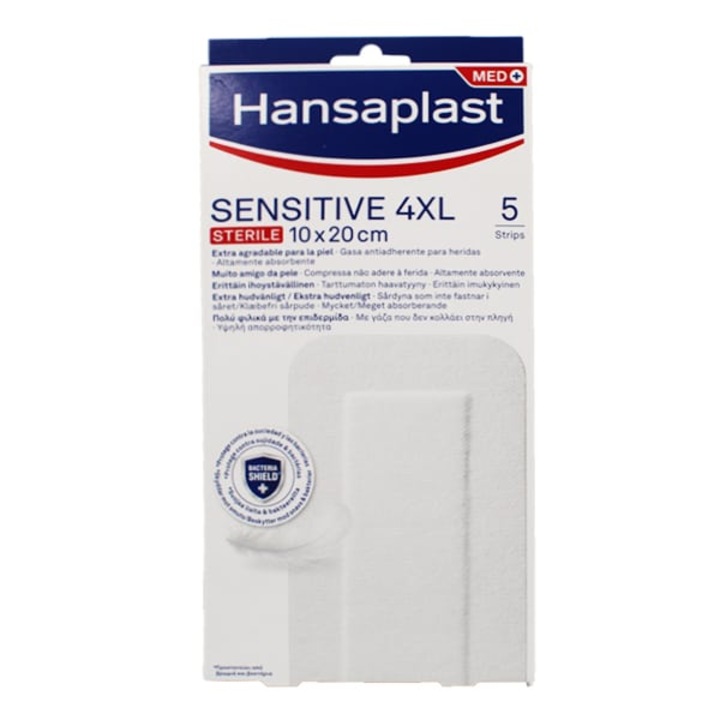 Plasturi Hansaplast Sensitive 4XL, Sterili, 10x20cm, Set 5 buc