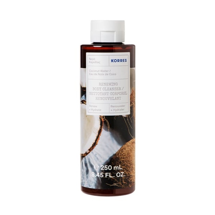 Gel de dus Korres, aroma de nuca si vanilie, 250ml