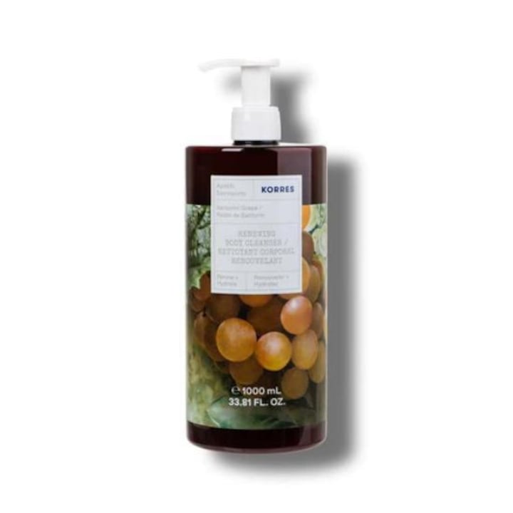 Gel de dus, Korres, Santorini Grape, 1000 ml