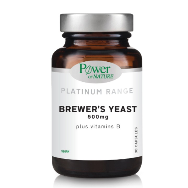 Supliment alimentar Power Of Nature, Brewer's Yeast, 30 capsule