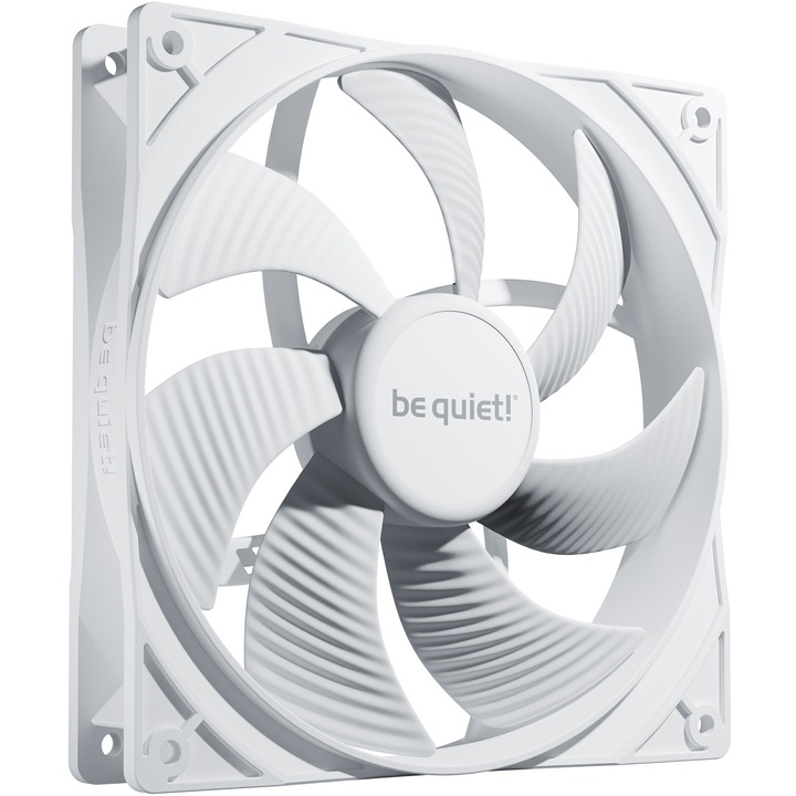 Вентилатор Be quiet! PURE WINGS 3 140 мм 1200 rpm, Rifle bearing, 4-pin PWM, Бял