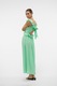 Vero Moda, Разкроена рокля, Светлозелен