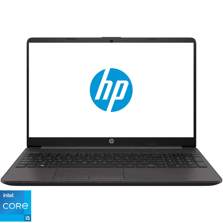 Laptop HP 250 15.6'' G9 cu procesor Intel® Core™ i5 1235U pana la 4.4GHz, 15.6", Full HD, 8GB DDR4, 512GB SSD, Intel® Iris® Xᵉ, Free DOS, Dark Grey Silver