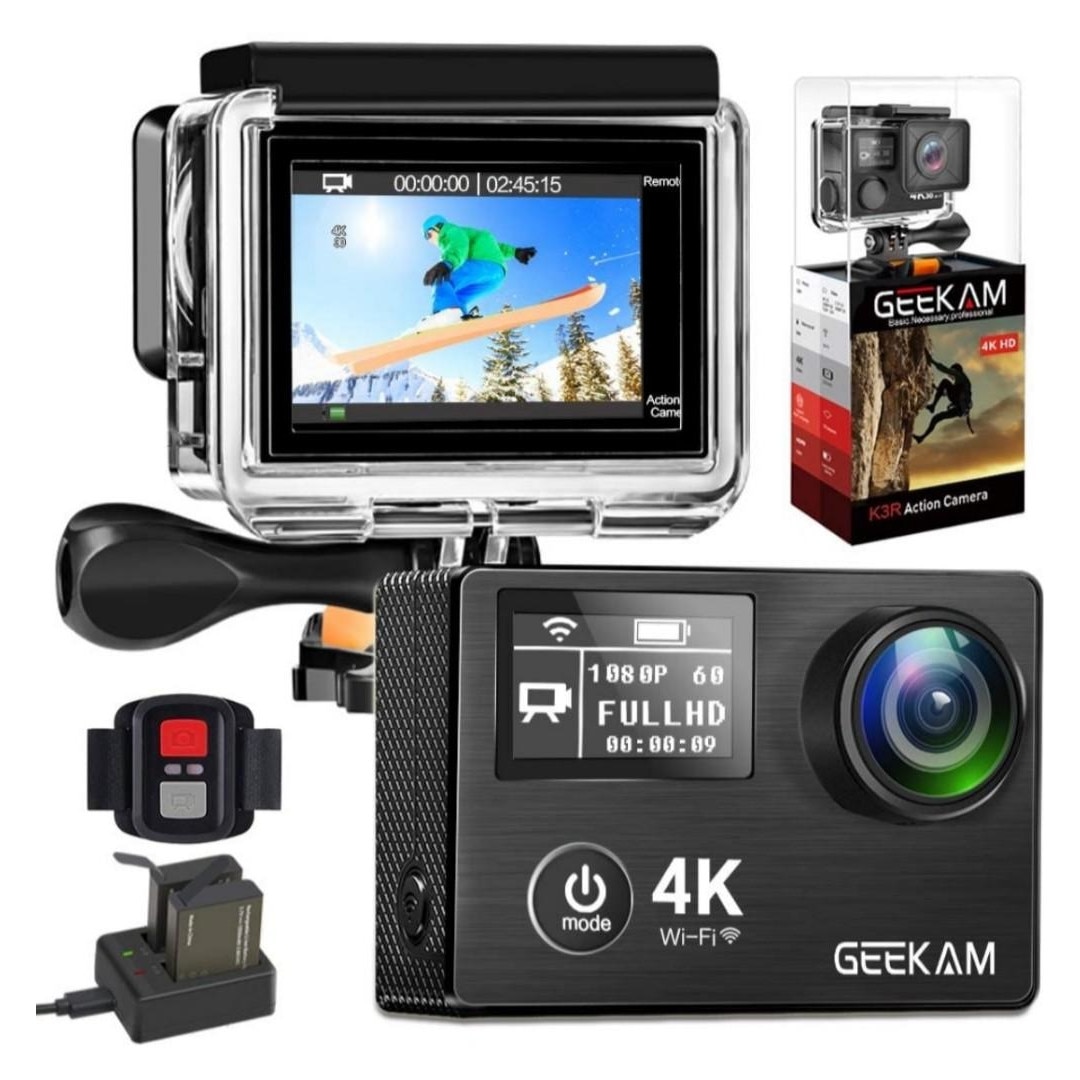 Apexcam Ip68 Apexcam 4K Action Camera 20MP 40M Waterproof Sports