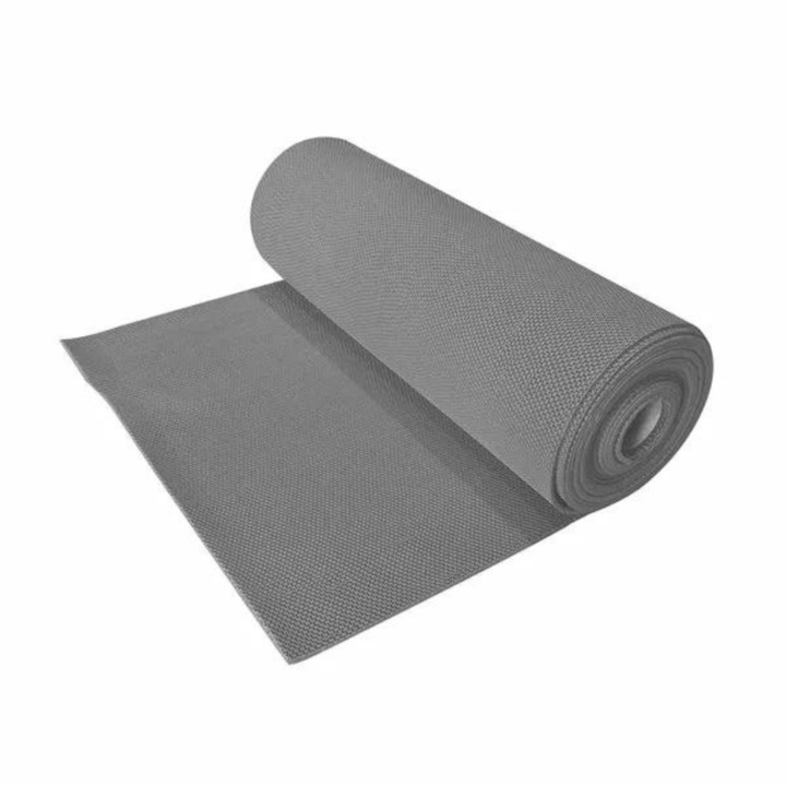 Covor antiderapant, din PVC, 6m, Gri