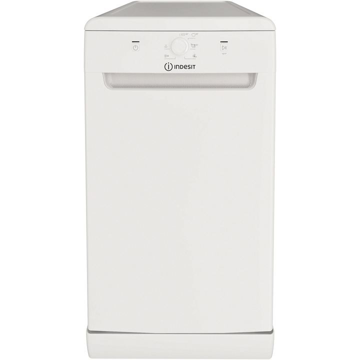 Indesit DF9E 1B10 mosogatógép, 9 teríték, 6 program, 45cm, F energiaosztály, Fehér