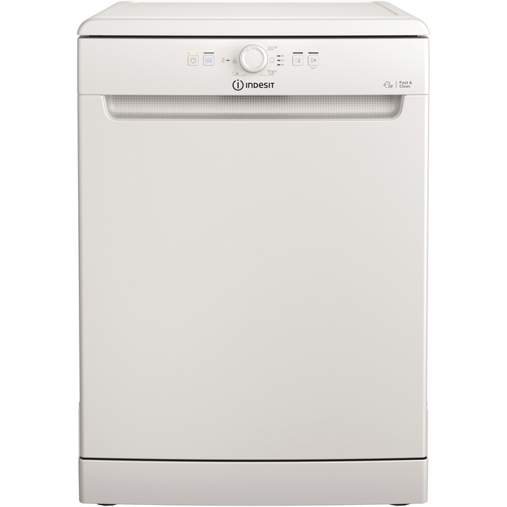 Indesit D2F HK26 mosogatógép, 14 szett, 6 program, E energiaosztály, 60 cm, fehér