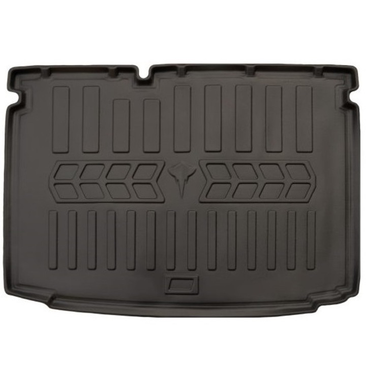 Tavita portbagaj auto UMBRELLA, cauciuc TPE, negru, pentru Volkswagen Polo V, cu podea joasa, 2009-2017