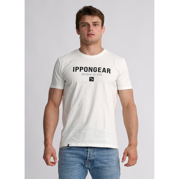 Тениска Ippon Gear Claim BJJ White, Бял