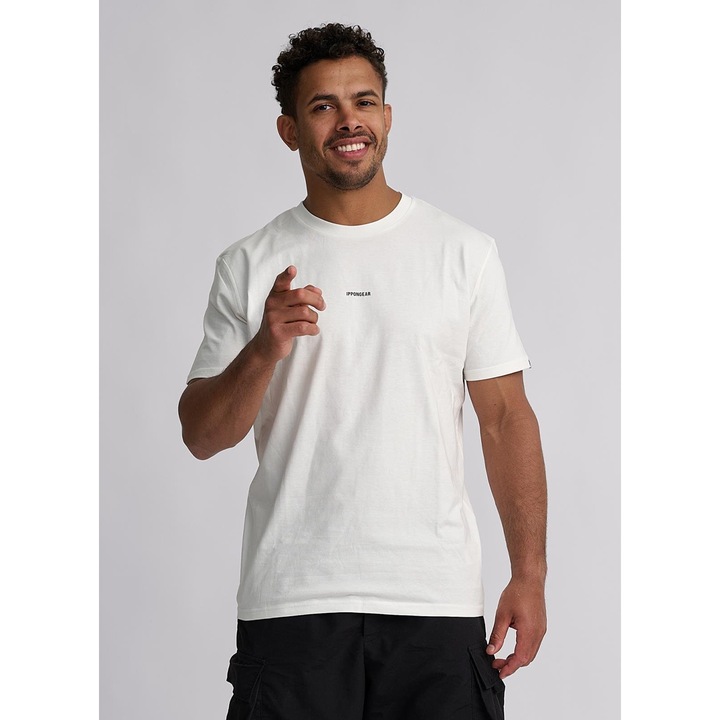 Тениска Ippon Gear Minimal White, Бял