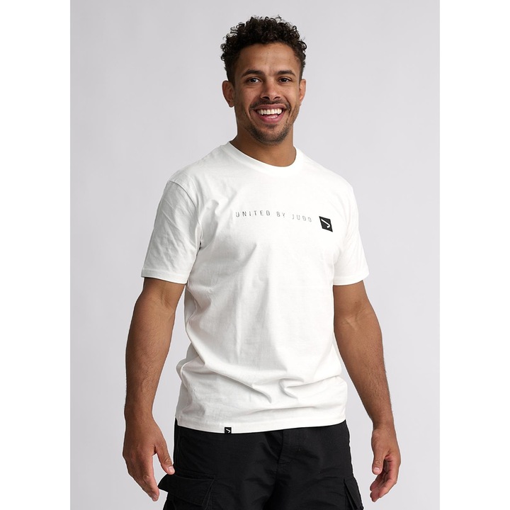 Бяла тениска Ippon Gear United Judo, Бял