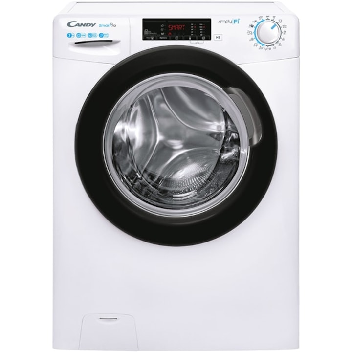 Предна пералня Slim CANDY Smart Pro CO4 1275TWBE/1-S, Wi-Fi, 7 kg, 1200rpm, Class C, Бяла