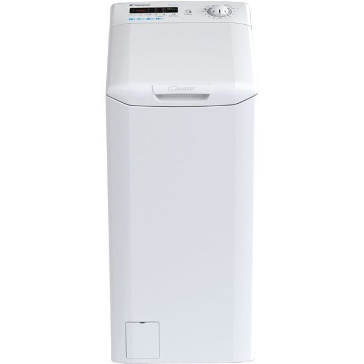 Вертикална пералня CANDY Smart CSTG 272D3/1-S, 7 kg, 1200rpm, Class C, Бяла