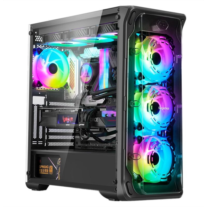 Sistem Desktop PC Intel Core i3-12100F pana la 4.3 Ghz, 32 GB ram