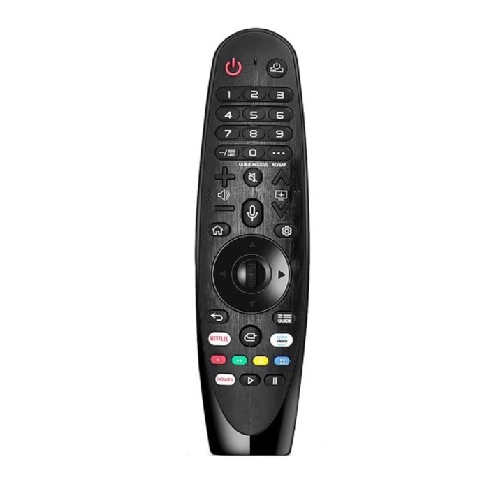 Дистанционно LG Magic Remote MR20GA, гласова функция, бутон за приложение за Netflix и Prime Video, черен, PHN Mag, черен