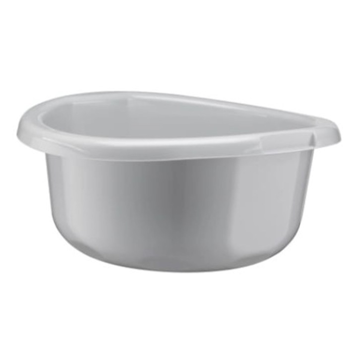 Vas universal din plastic Galicja, 8l, gri, 34x14.5cm