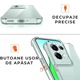 Калъф за Oppo Reno8 Pro Daden® Clear Silicone, Защита на камерата, Удароустойчив, Прозрачен