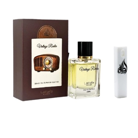 Set Apa de parfum, Lattafa Pride, Vintage Radio, unisex, 20 ml cu
