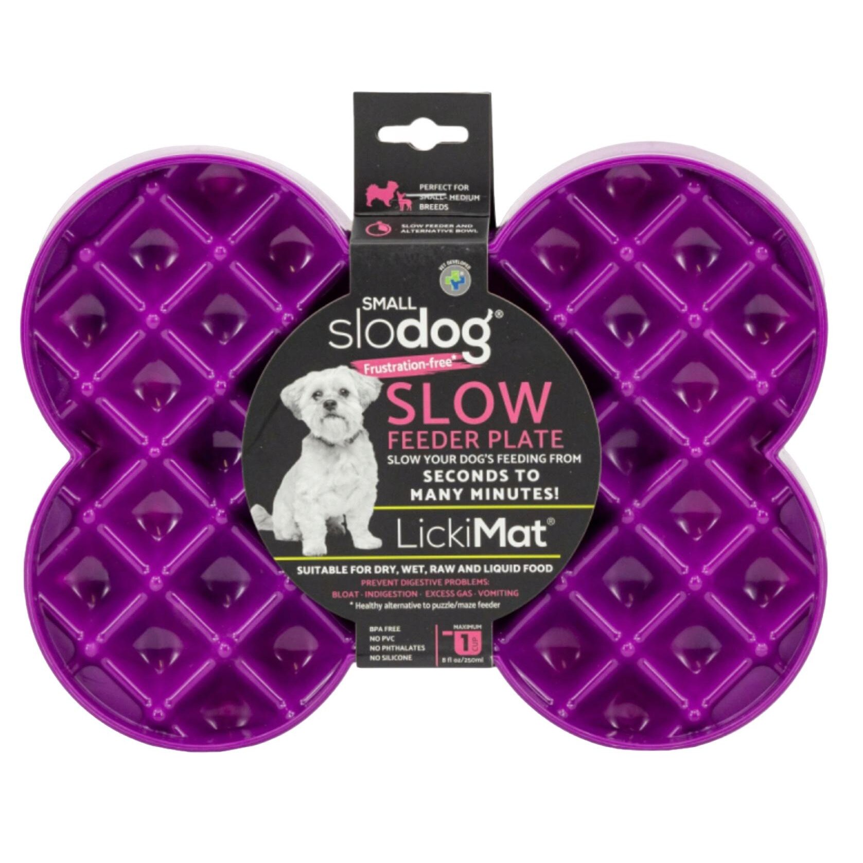 Bol rotund pentru caini Slow-Food Design anti-alunecare - eMAG.ro