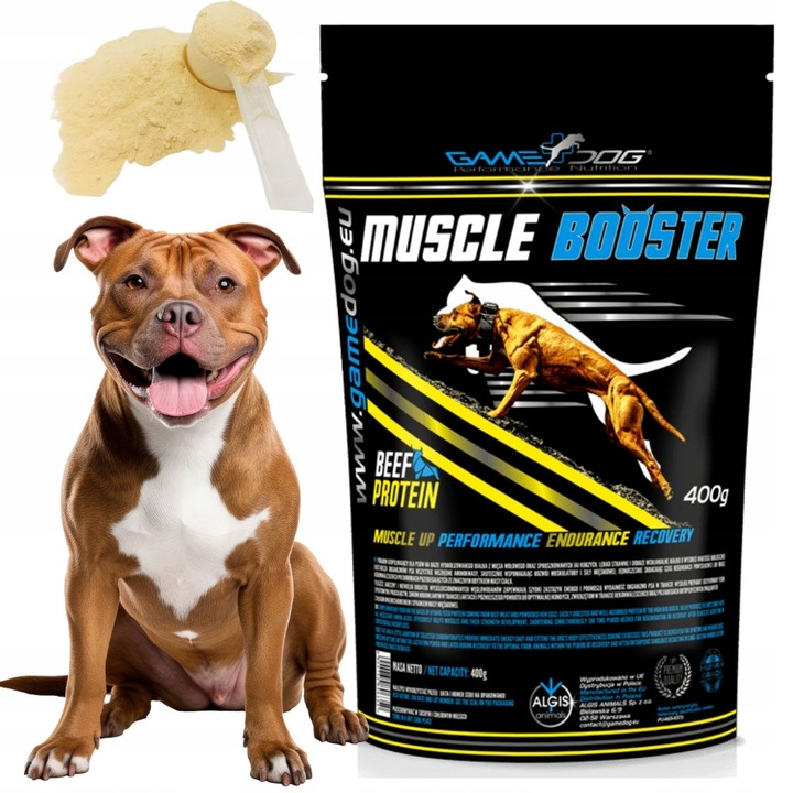Supliment Nutritiv pentru Caini Sportivi, Game Dog AniFlexi+ V2, Proteine Hidrolizate, BCAA, 500g