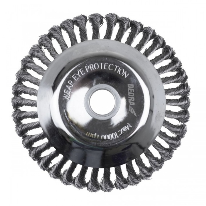 Perie metalica Dedra pentru cositoare, tare, 200mm