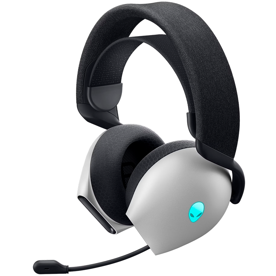 Alienware Dual Mode Wireless Gaming Headset - AW720H (Lunar Light) 545 ...