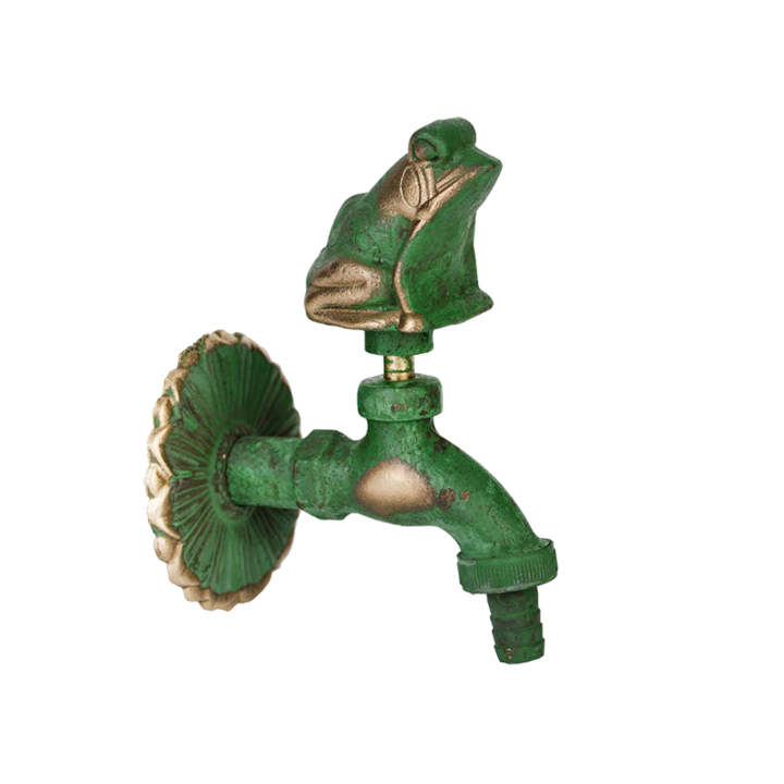 Декоративна канелка Hydrostab Hydro Жаба, 1/2", Антично зелен