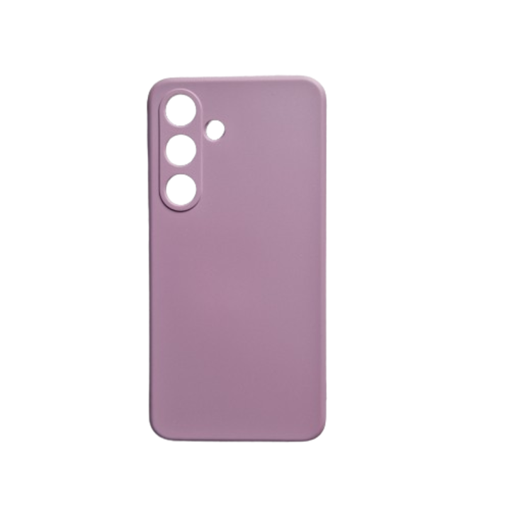 Husa TPU cu catifea interior compatibila cu Samsung S24, Mov deschis, TELGORBCS