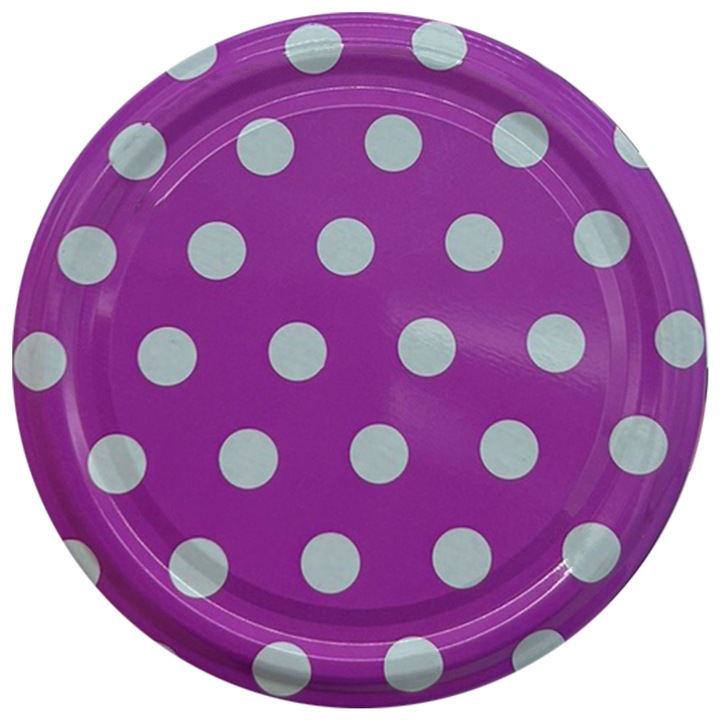 Set 20 Capace cu filet, Danros, Mov, F82, Metal