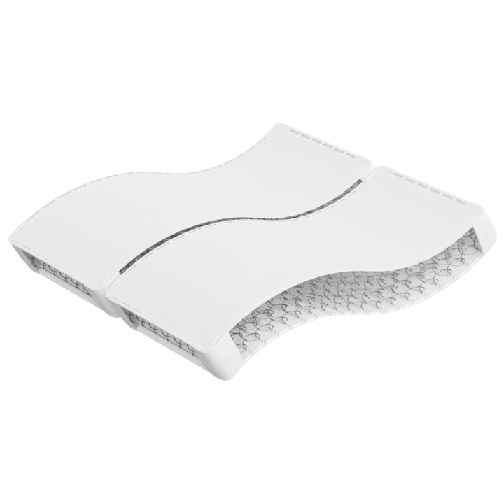 Saltea cu arcuri bonnell vidaXL, fermitate medie, 160x200 cm 3206380