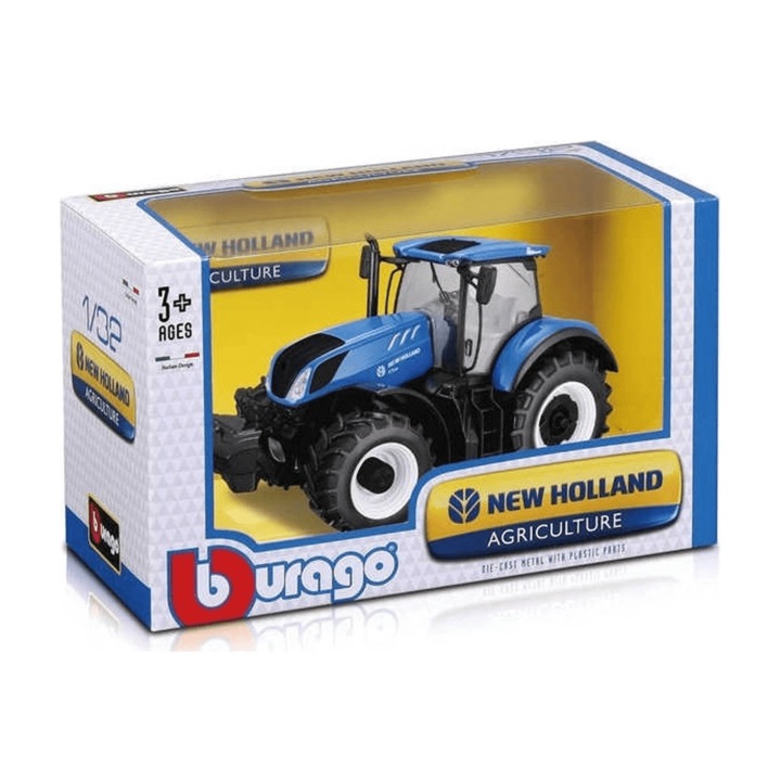 Трактор New Holland Bburago, Метален