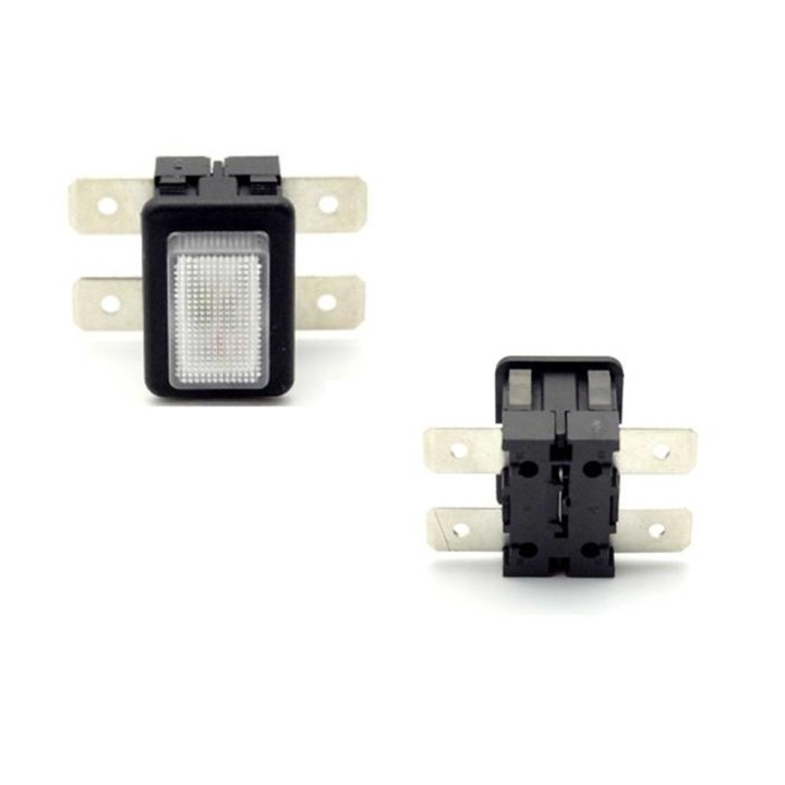 Ключ за бойлер TESY/ТЕСИ, 4pin, 2 положения, Светещ, 250V, 16A, 22x13mm