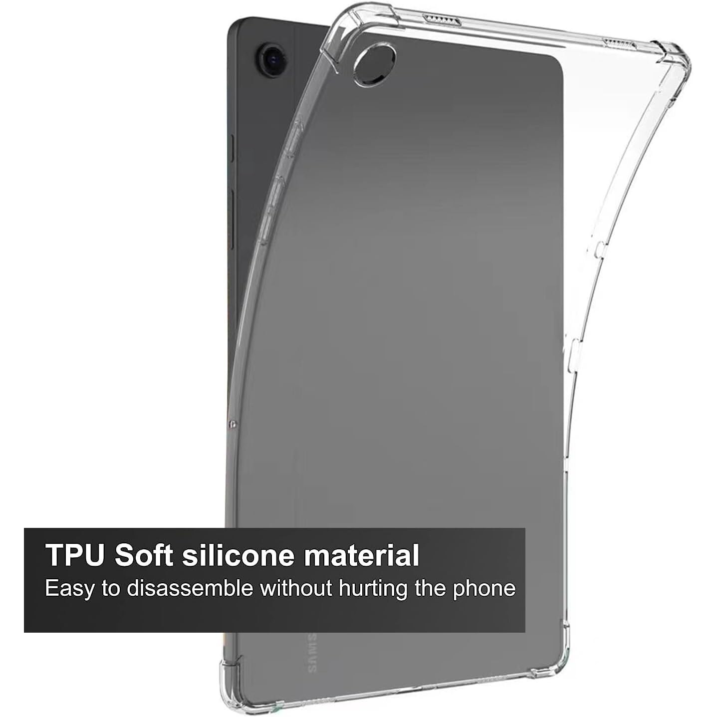 Husa Gel TPU pentru tableta Samsung Galaxy Tab A9, 8.7" (2023) - Transparenta