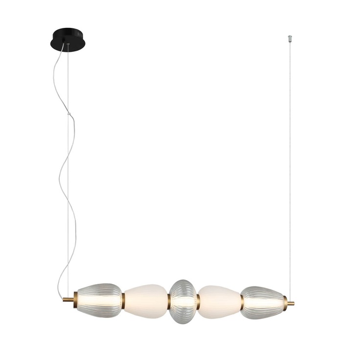 Пендел Italux Gastel, черно/месинг, LED, 22W