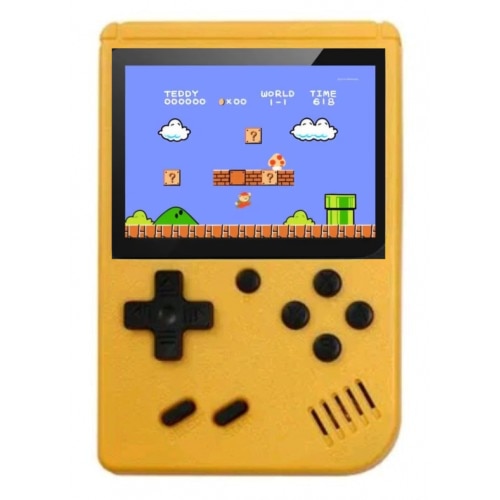 Consola de jocuri, Planet Tech, 400 de jocuri, Galben