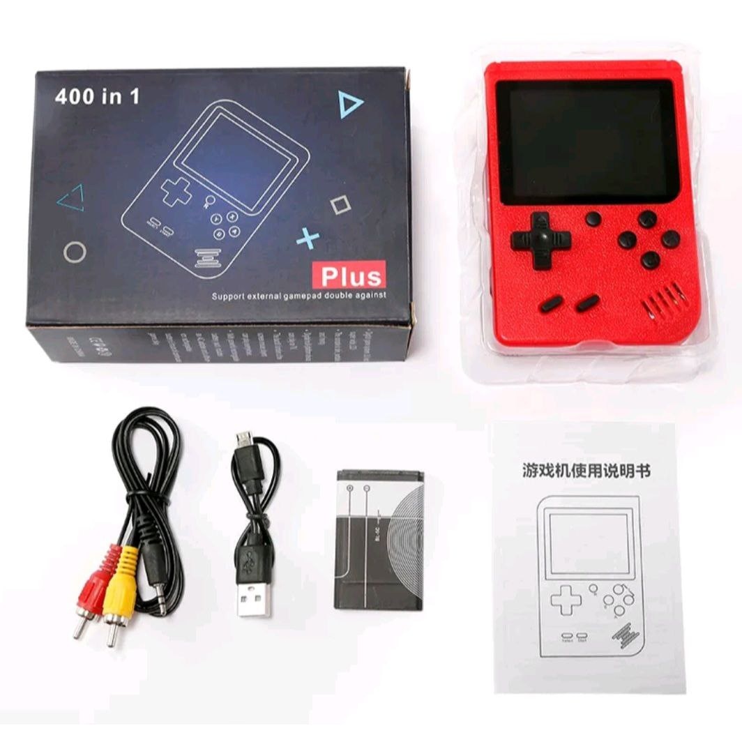 Consola de jocuri, Planet Tech, 400 de jocuri, Galben