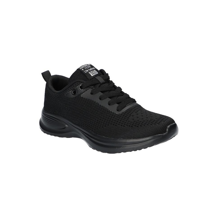 Pantofi Sport, American Club, Rd1824, Branturi Memory Foam System, Aerisit, Pantofi de alergat, Fitness, Negru
