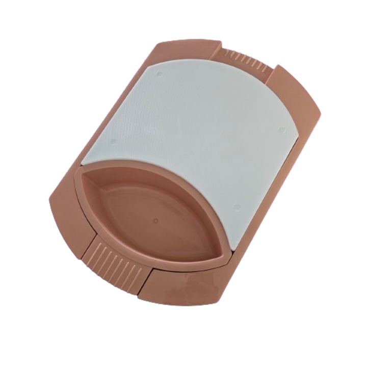 Tocator Sterk pentru chiuveta, cu recipient detasabil, 42.5 cm, roz