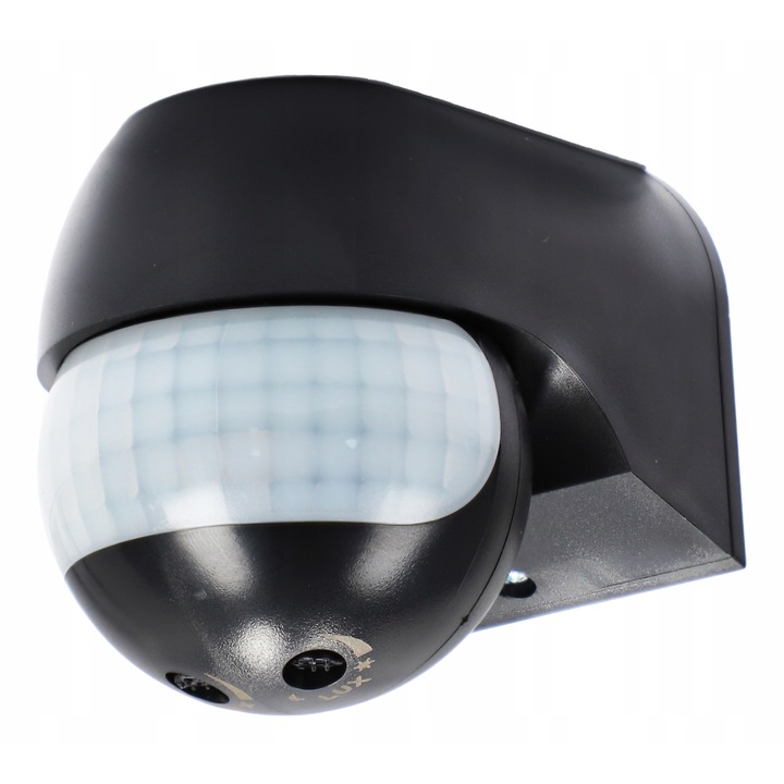 Senzor de miscare si crepuscul de perete, PIR, exterior, LED, reglabil
