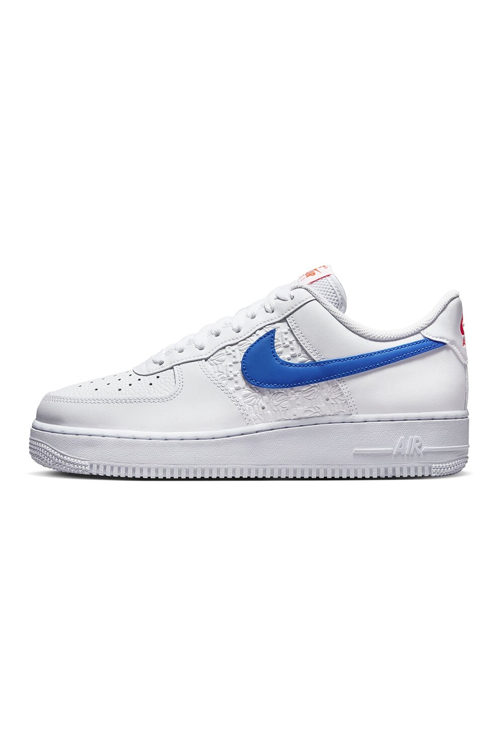 Nike Pantofi sport cu logo Air Force 1 07 Alb Albastru royal 12.5