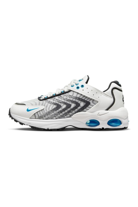 Nike, Pantofi sport cu segmente din material sintetic Air Max, Alb/Negru/Albastru