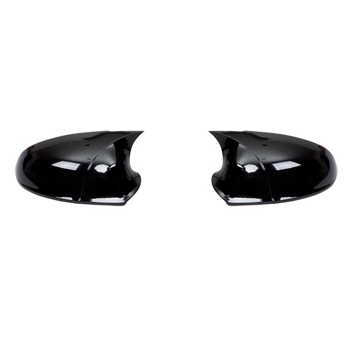 Set 2 Capace Oglinzi tip BATMAN idealSTORE pentru Opel Astra J 2009-2020, culoare Piano Black - Negru Lucios, Montaj Usor, Rezistent UV, Material Premium