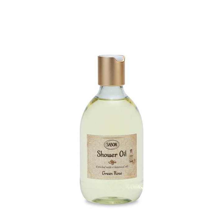 Tusfürdőolaj, Sabon, Zöld Rózsa aroma, PET, 300 ml