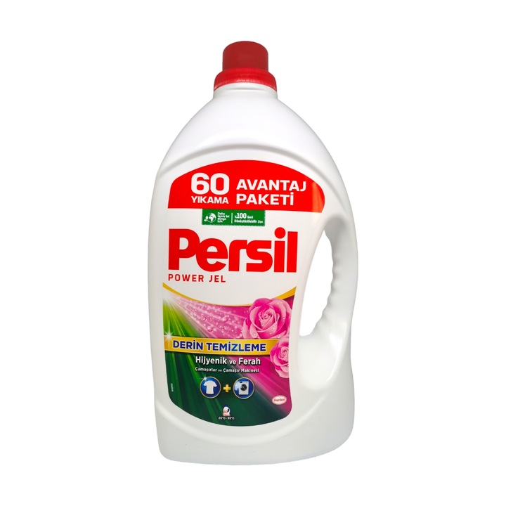 Detergent rufe, Persil, Rose, 3900 ml, 60 de spalari